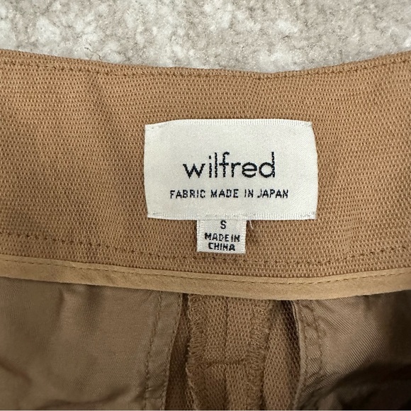 Wilfred for Aritzia Tapered Tailored Tan Work Pants | Musseaux Pant - Size Small - Picture 9 of 14